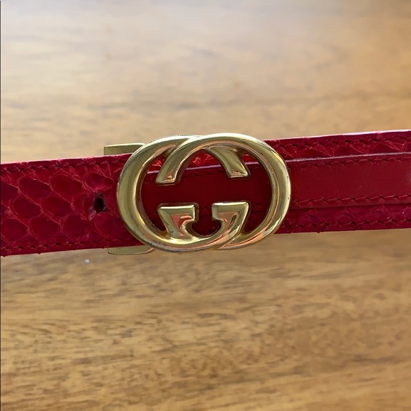 gucci belt red snake